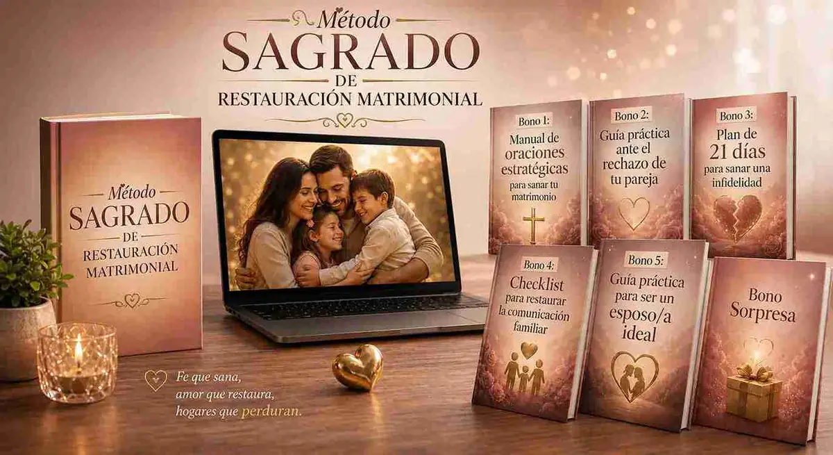 Método Sagrado de Restauración Matrimonial: los 7 módulos + bonos incluidos
